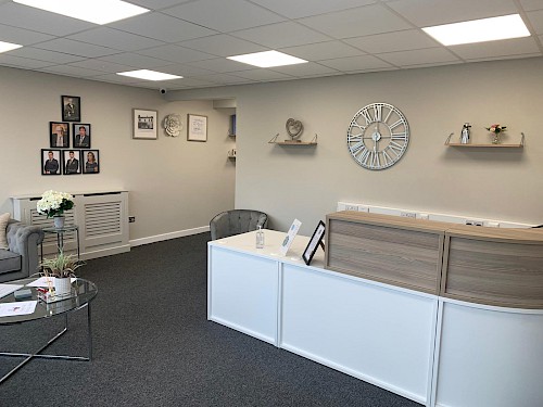 Our Hickton Family Funeral Directors Codsall reception.