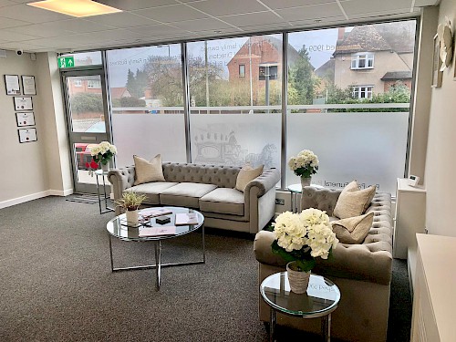 Our Hickton Family Funeral Directors Bilbrook waiting area.