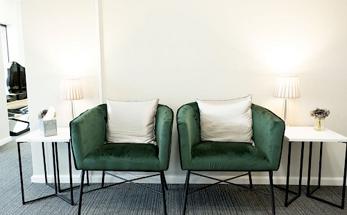 Private waiting area in Jones Memorials, Dudley.